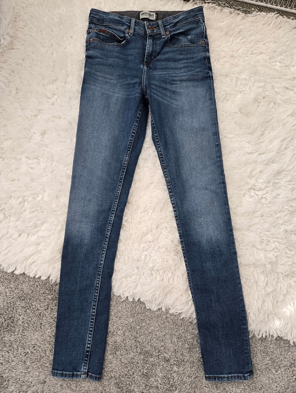 Smith + Rogue Supply Co. Women's No. 75 High- Rise Skinny Denim Jeans. 26x30